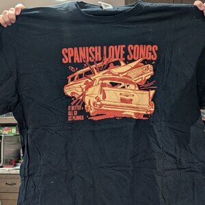 Spanish Love Songs - Pop Punk T-Shirt - It Better All Go As Planned - Size XXL